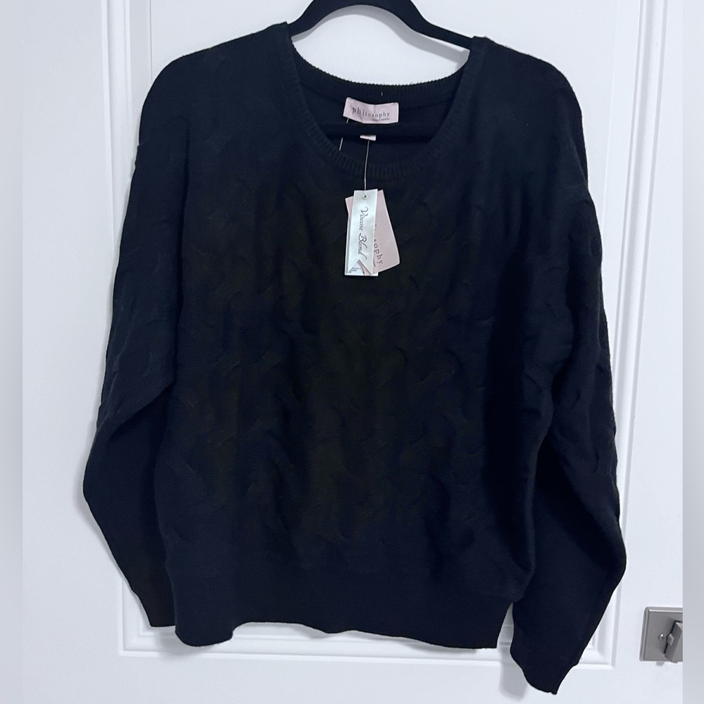 Philosophy Women’s Cable Knit Sweater - NWOT Size L, NWT Size XL